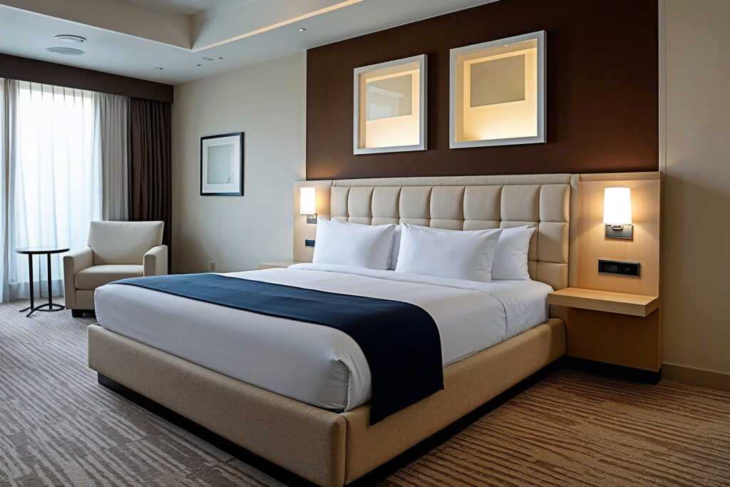 Hotelzimmer mit Kingsize Bett
